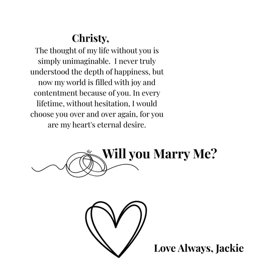 Will you Marry Me?